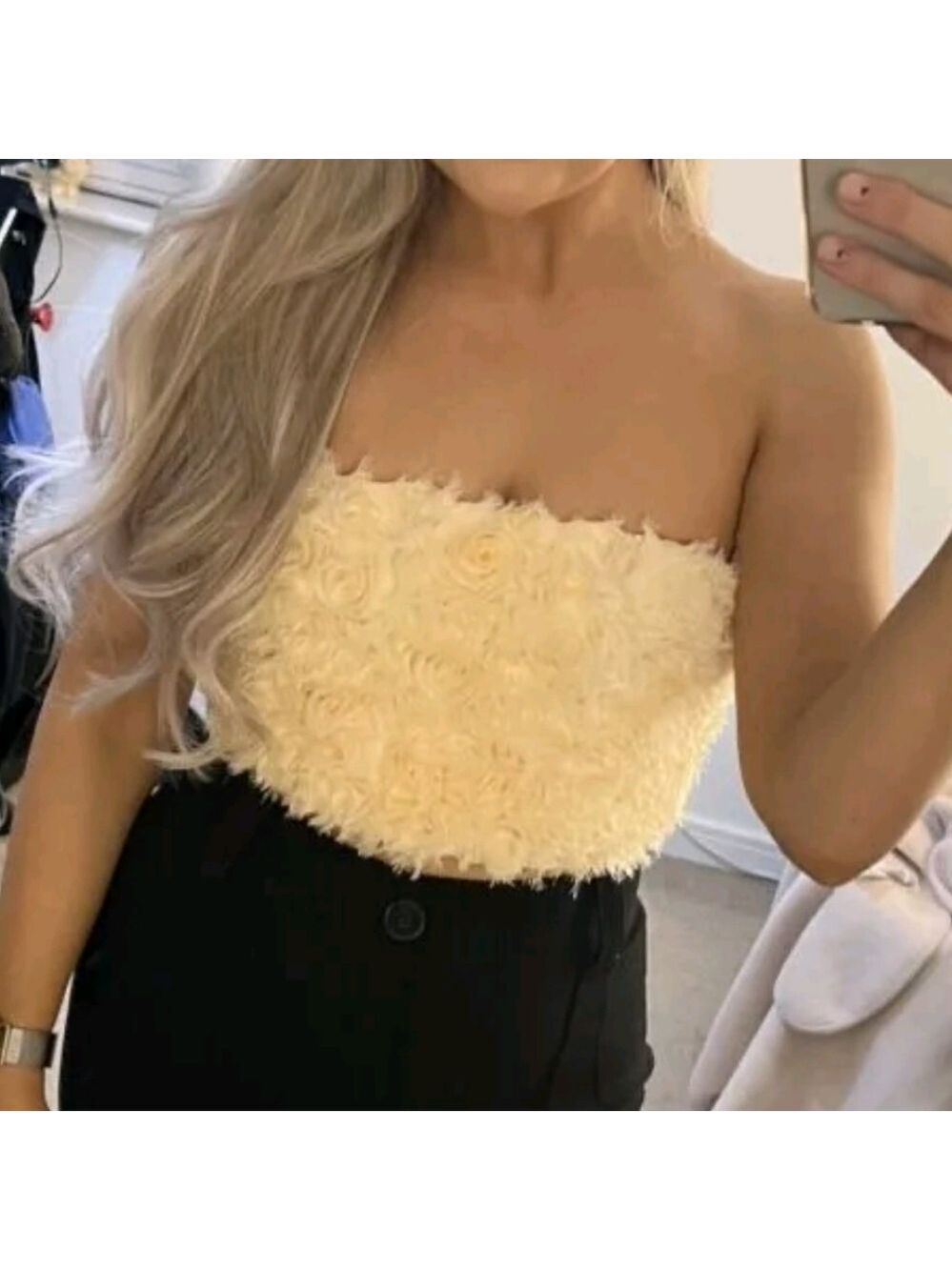 NWT Zara Limited Edition New York City Ballet Strapless Top, Size M - Picture 6 of 11